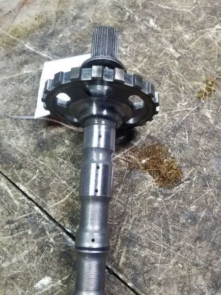 173678BK - RE5R05A OUTPUT SHAFT, 4X4, 17-3/4" LONG, WITH PARKING GEAR, 2002-UP image 3
