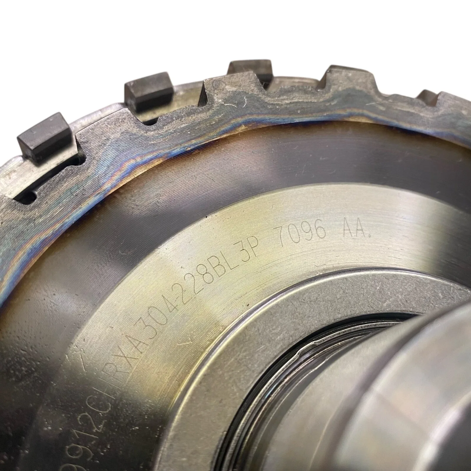6R75 6R80 Ford 4X4 Output Shaft & Lug Ring Gear BL3P AA OEM USED image 4