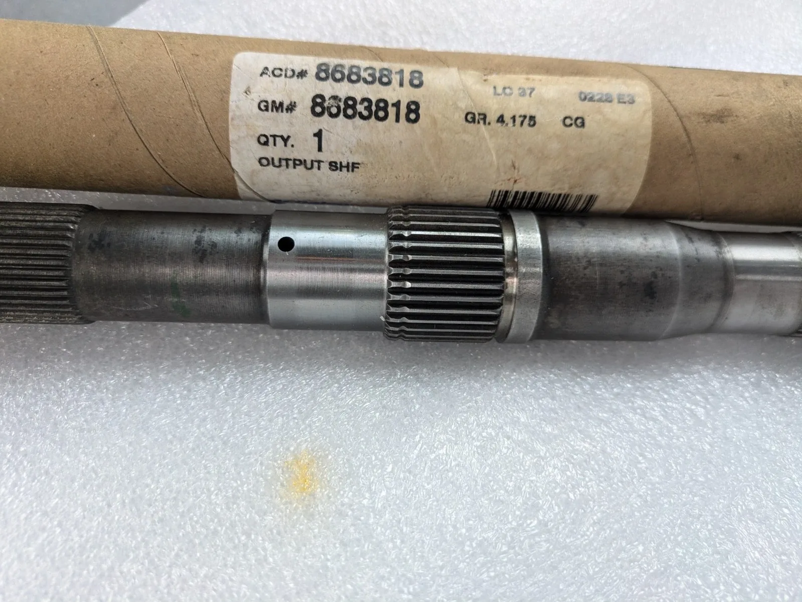 8683818 Gm Output Shaft image 3