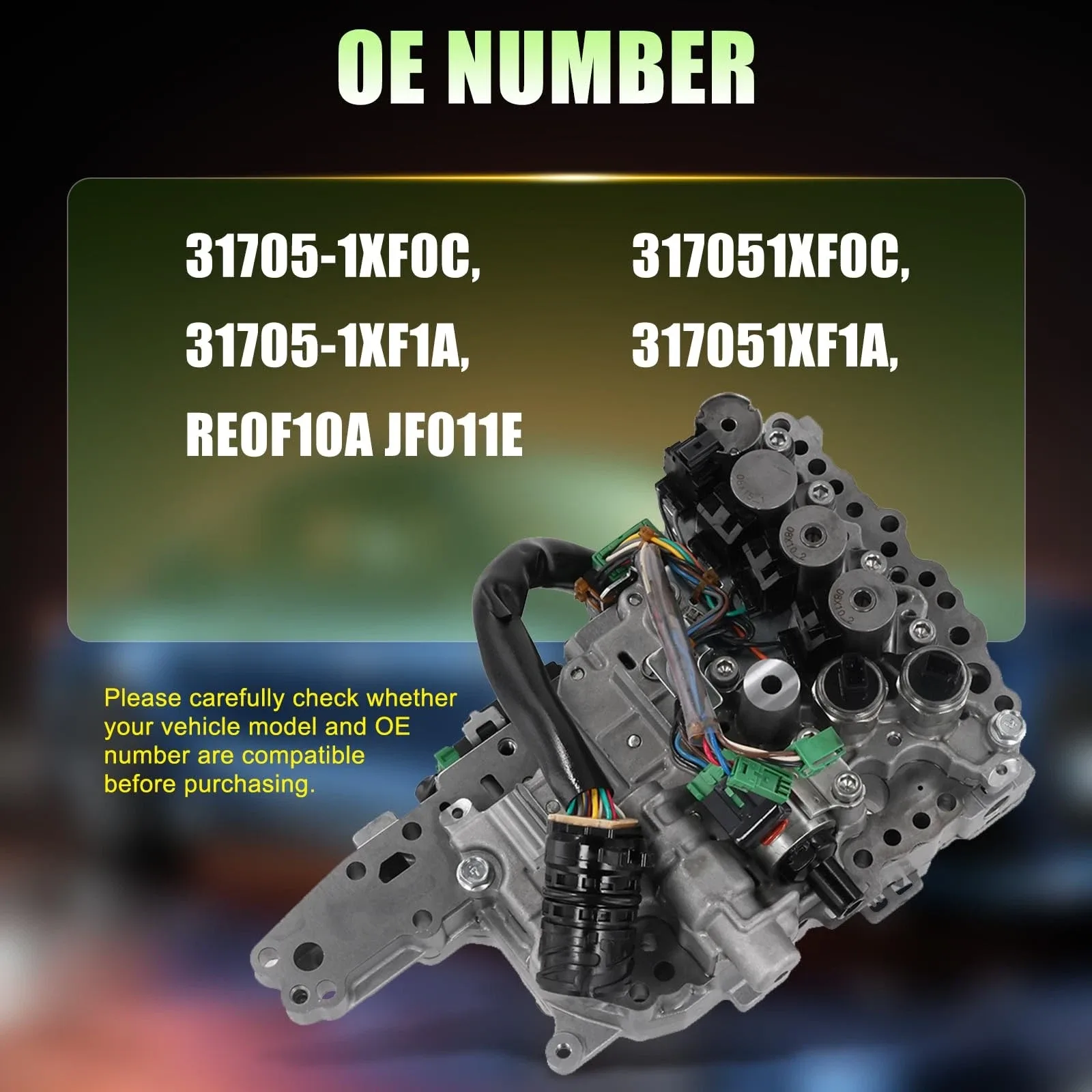 Valve Body for RE0F10A / JF011E Transmissions — MPN 31705-1XF0C image 3