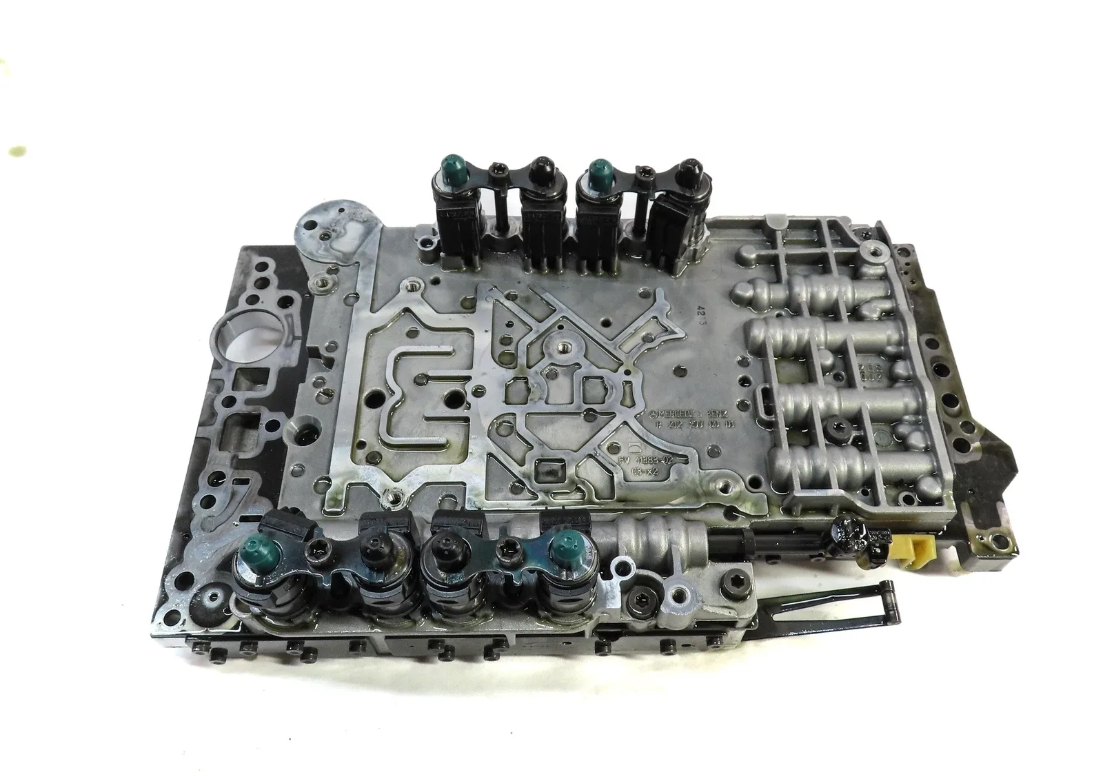 2012-2013 Mercedes GL350 / ML350 (W166/X166) Transmission Valve Body Block — MPN 2202703706, 2122770101 image 2