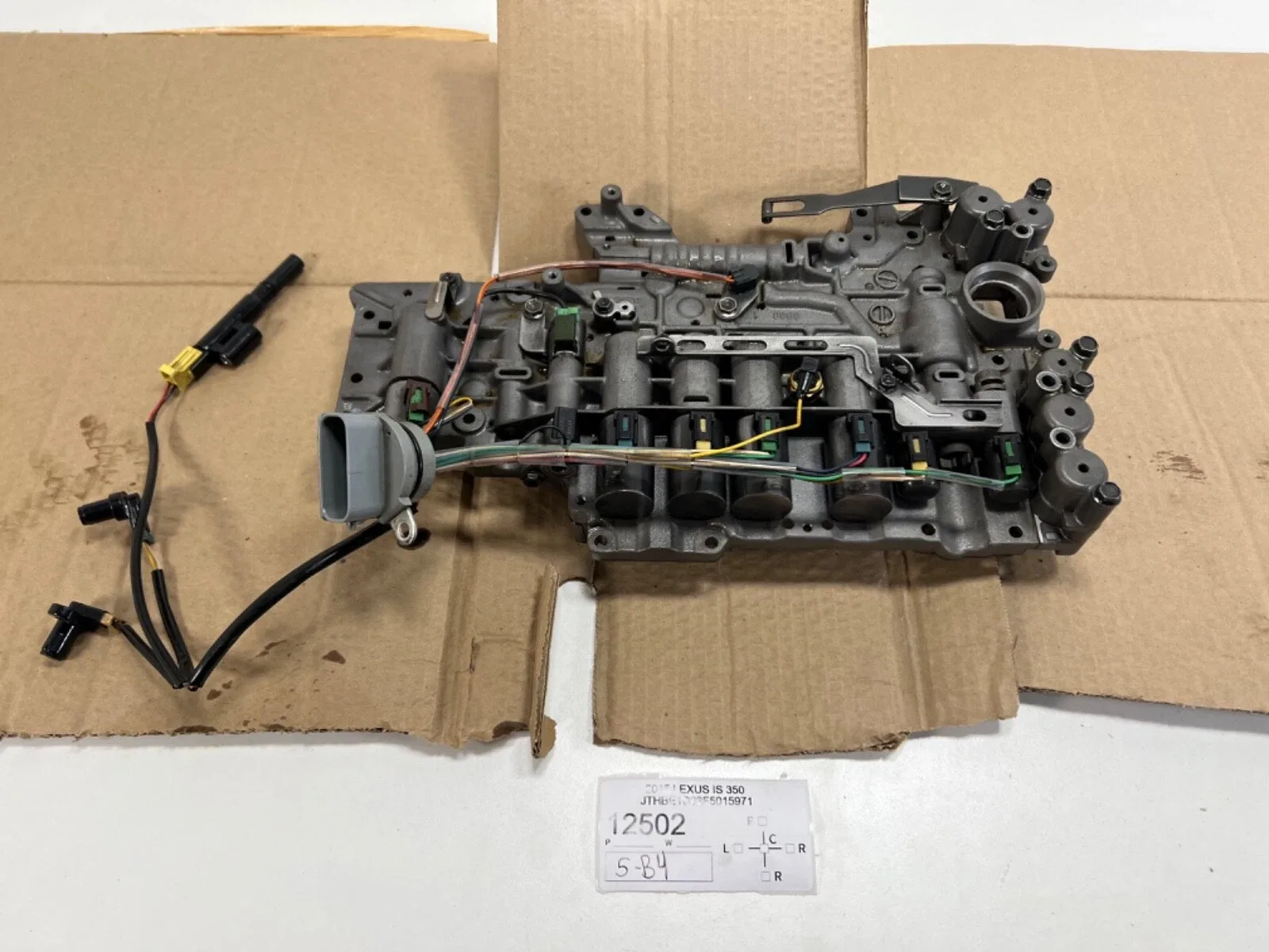 2015-2021 Lexus IS / RC 350 Transmission Valve Body w/Solenoids MPN 86030