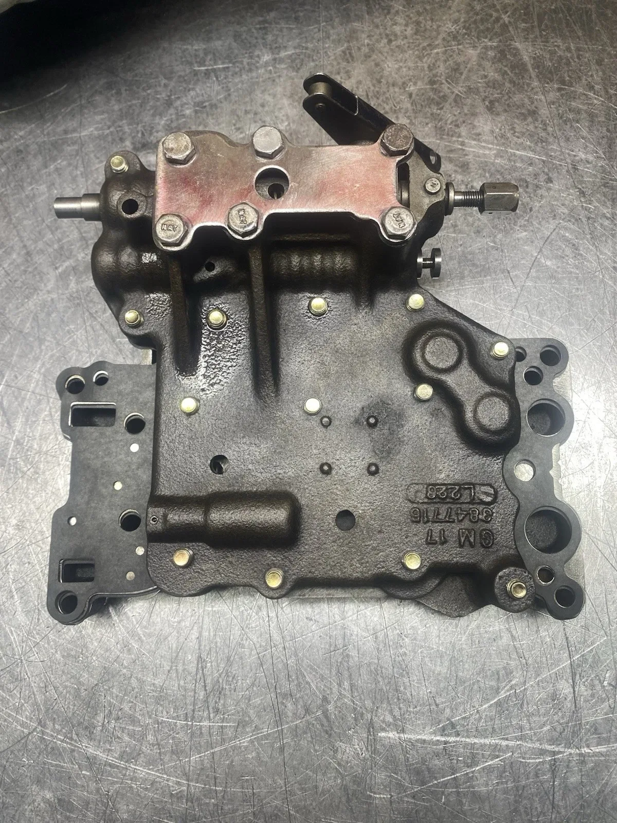 GM Powerglide Aluminum Manual Valve Body (Remanufactured) image 2