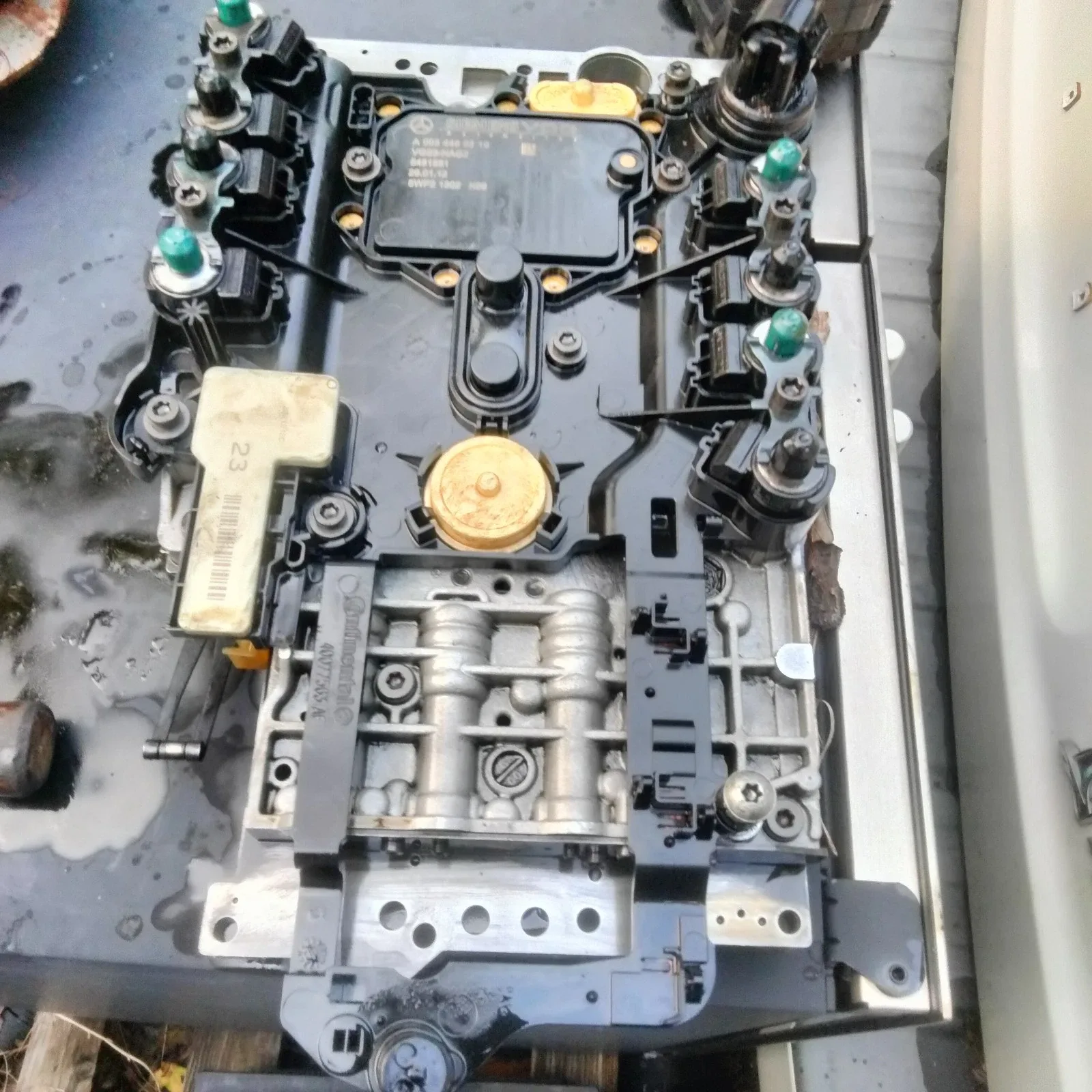 Mercedes 722.9 Valve Body with Siemens VDO Conductor Plate VGS3 NAG2 A 003 446 03 10 image 2