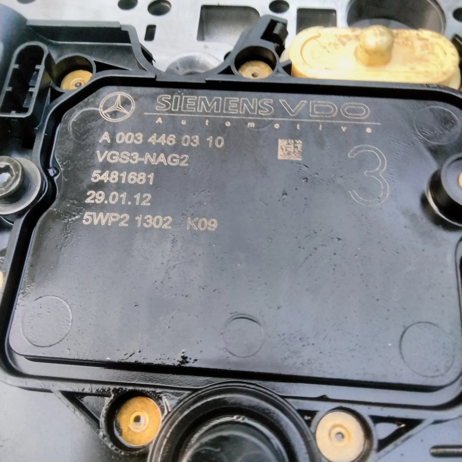 Mercedes 722.9 Valve Body with Siemens VDO Conductor Plate VGS3 NAG2 A 003 446 03 10 image 3