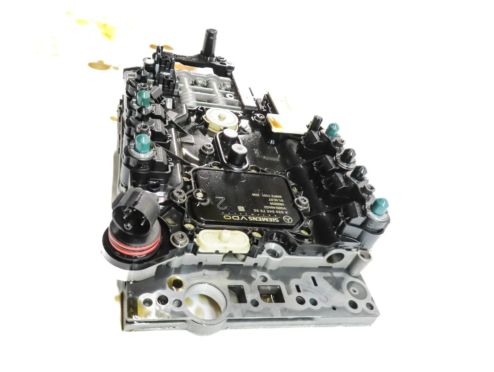 13 MERCEDES GL ML W166 X166 722.9 AUTO TRANSMISSION VALVE BODY w/CONDUCTOR PLATE image 3