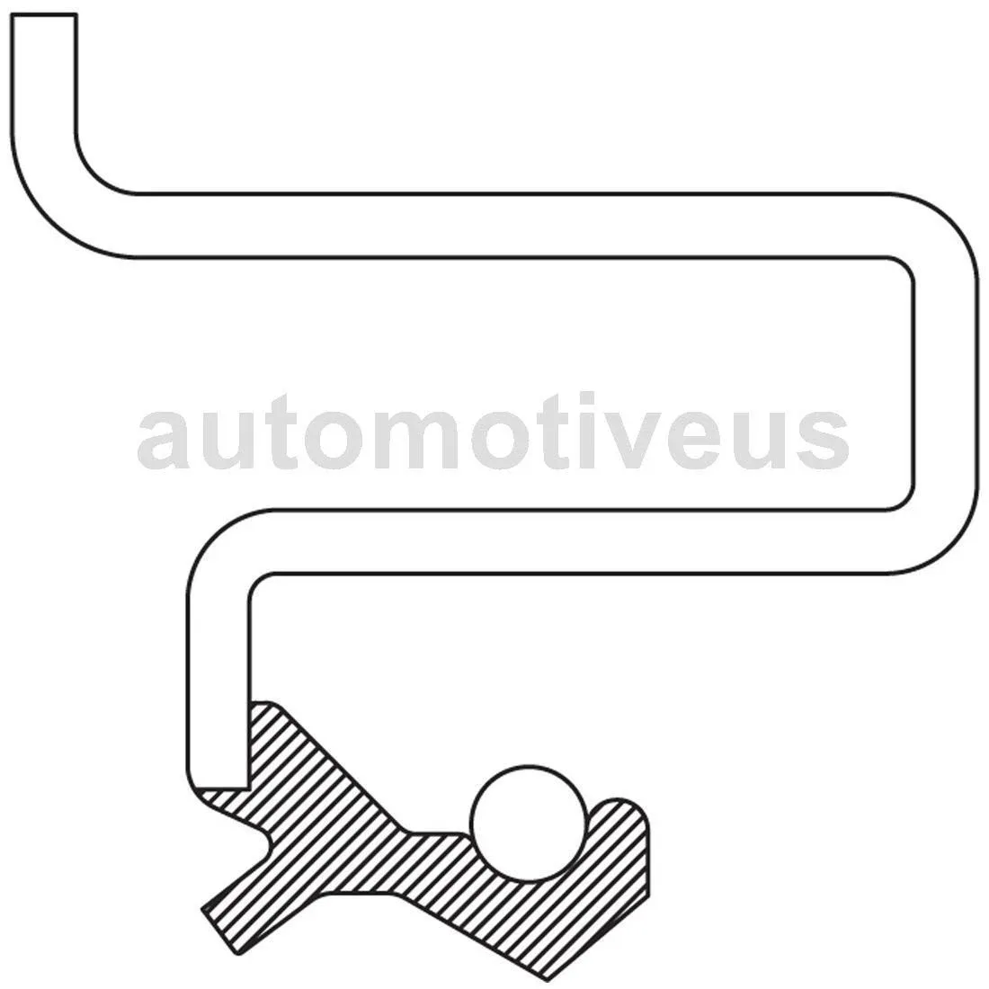 Automatic Transmission Output Shaft Seal 2X National For Dodge 400 1982 1983 image 4