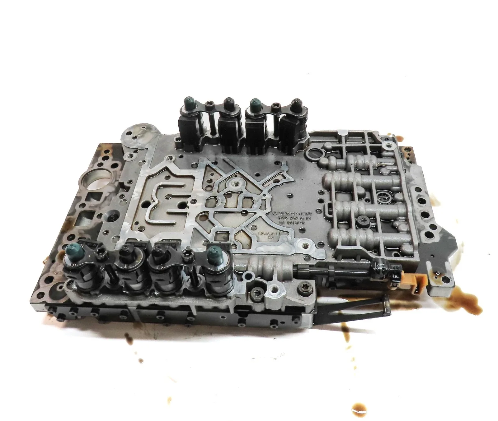 12-15 MERCEDES C250 C350 SLK250 SLK350 (W204) TRANSMISSION VALVE BODY BLOCK image 4