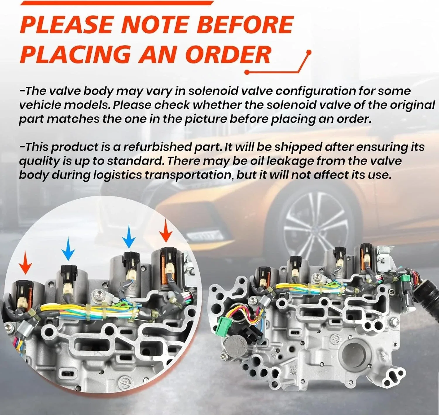 2013-2019 Nissan Sentra CVT Valve Body RE0F11A / JF015E - YDM-I12D0468 image 3