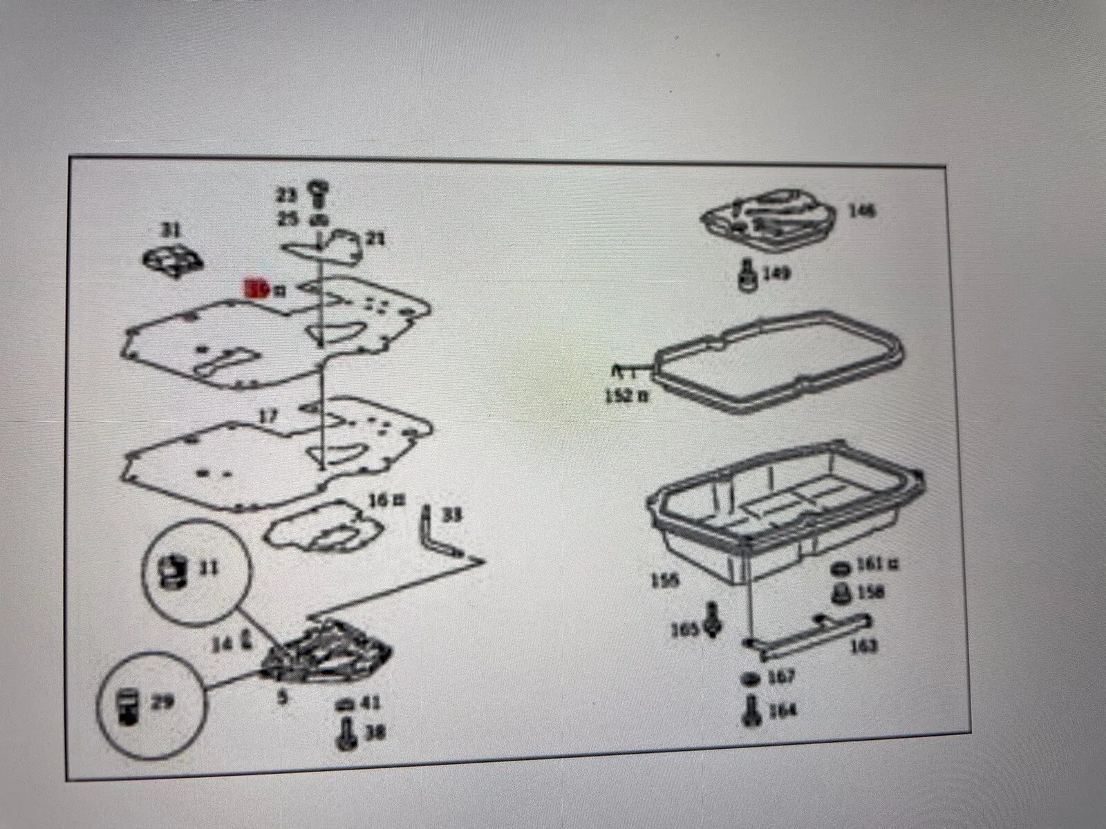 Mercedes-Benz A1262771480 Valve Body Oil Separator Plate Gasket OEM image 3