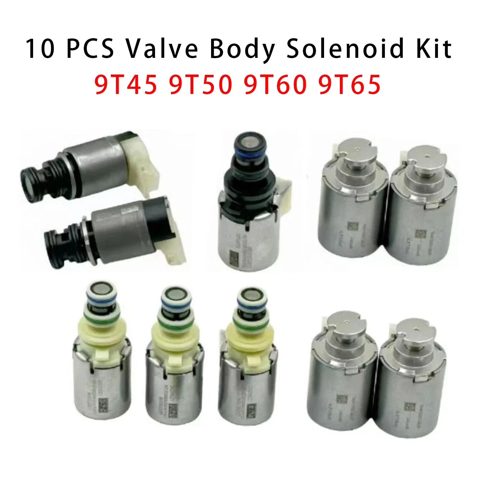 10 PCS Valve Body Solenoid Kit 9T45 9T50 9T60 9T65