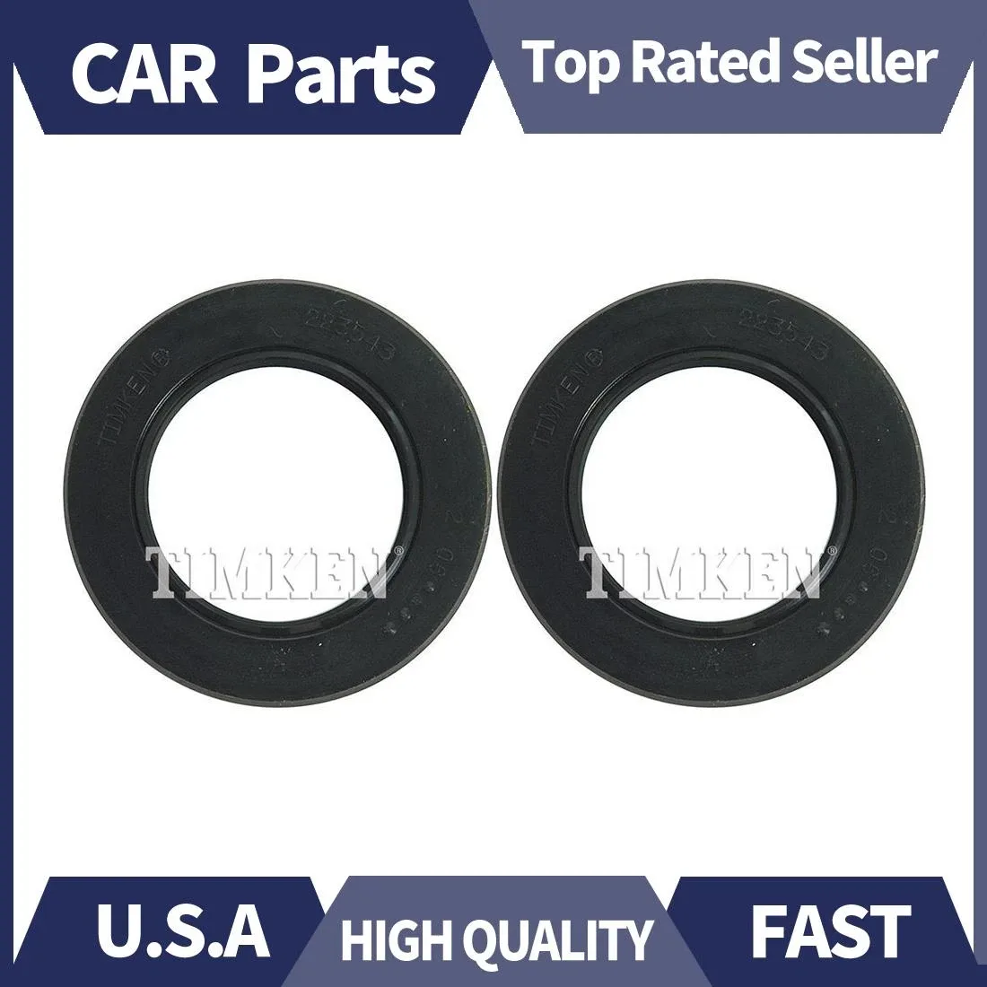 Timken  2PCS Manual Transmission Output Shaft Seal For Ford Fiesta