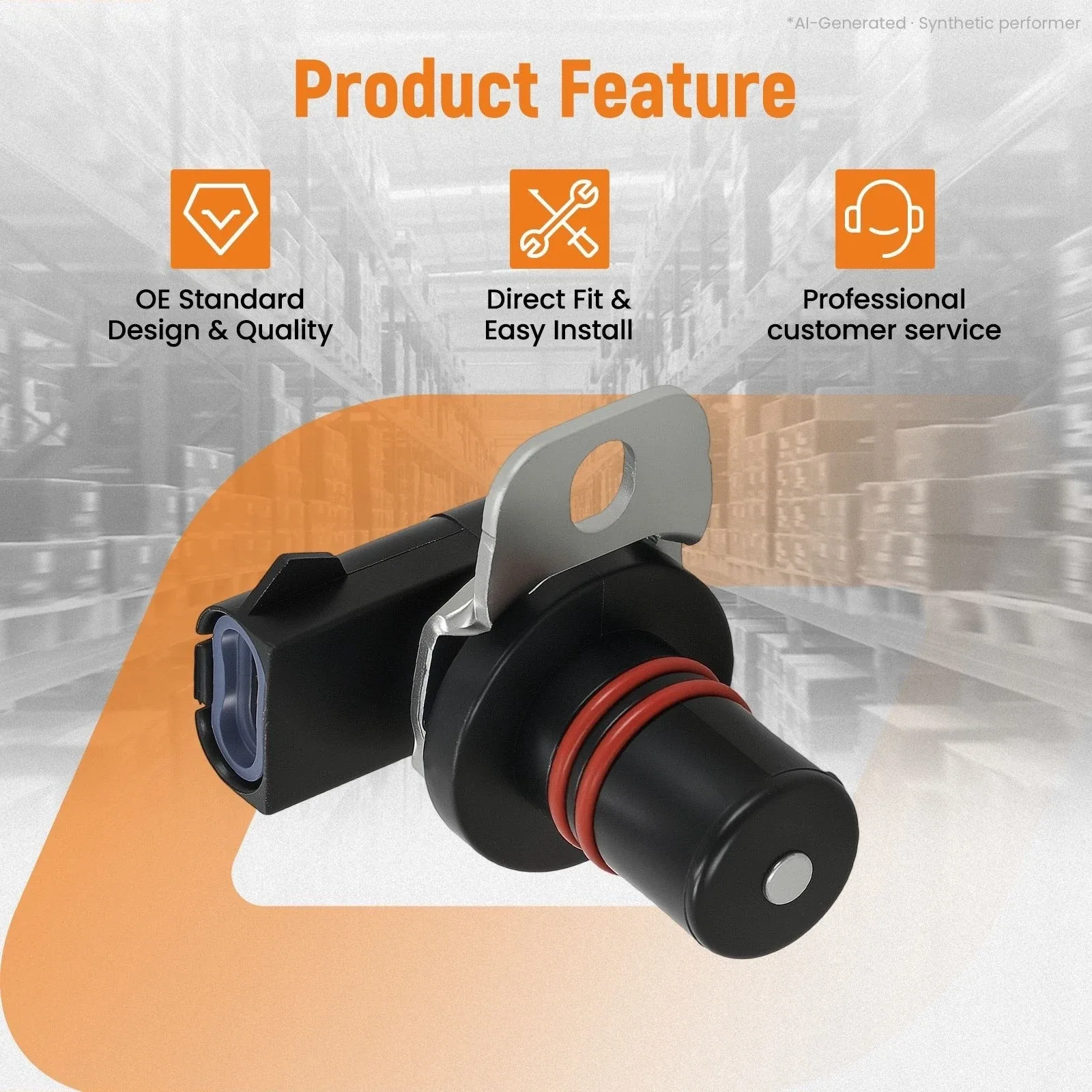 Output Speed Sensor for Ford E-150 E-250 F-250 F-Super Duty Expedition 1994-2000 image 2