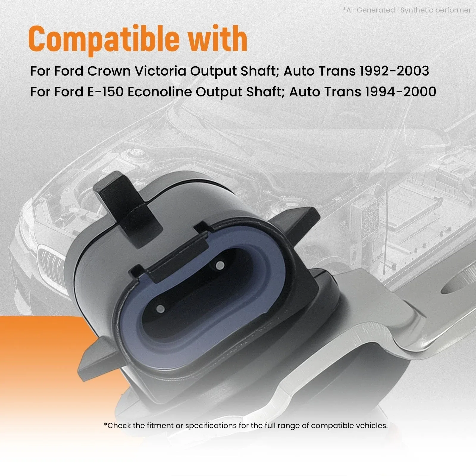 Output Speed Sensor for Ford E-150 E-250 F-250 F-Super Duty Expedition 1994-2000 image 4