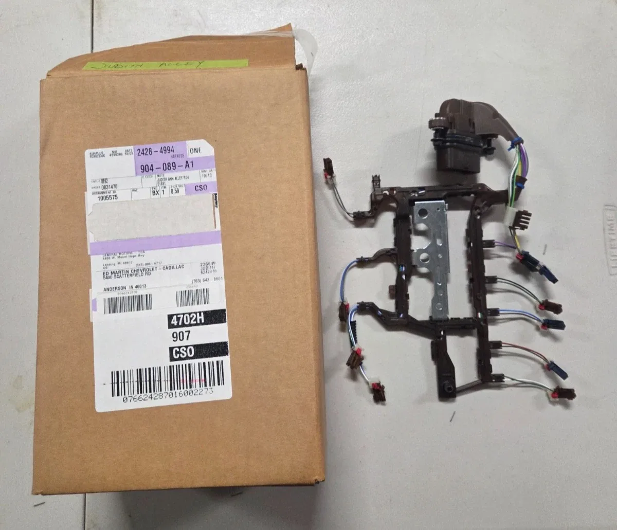 9T50 Valve body internal wire harness For GM Cadillac XT6 XT5 XT6 ~ 24284994