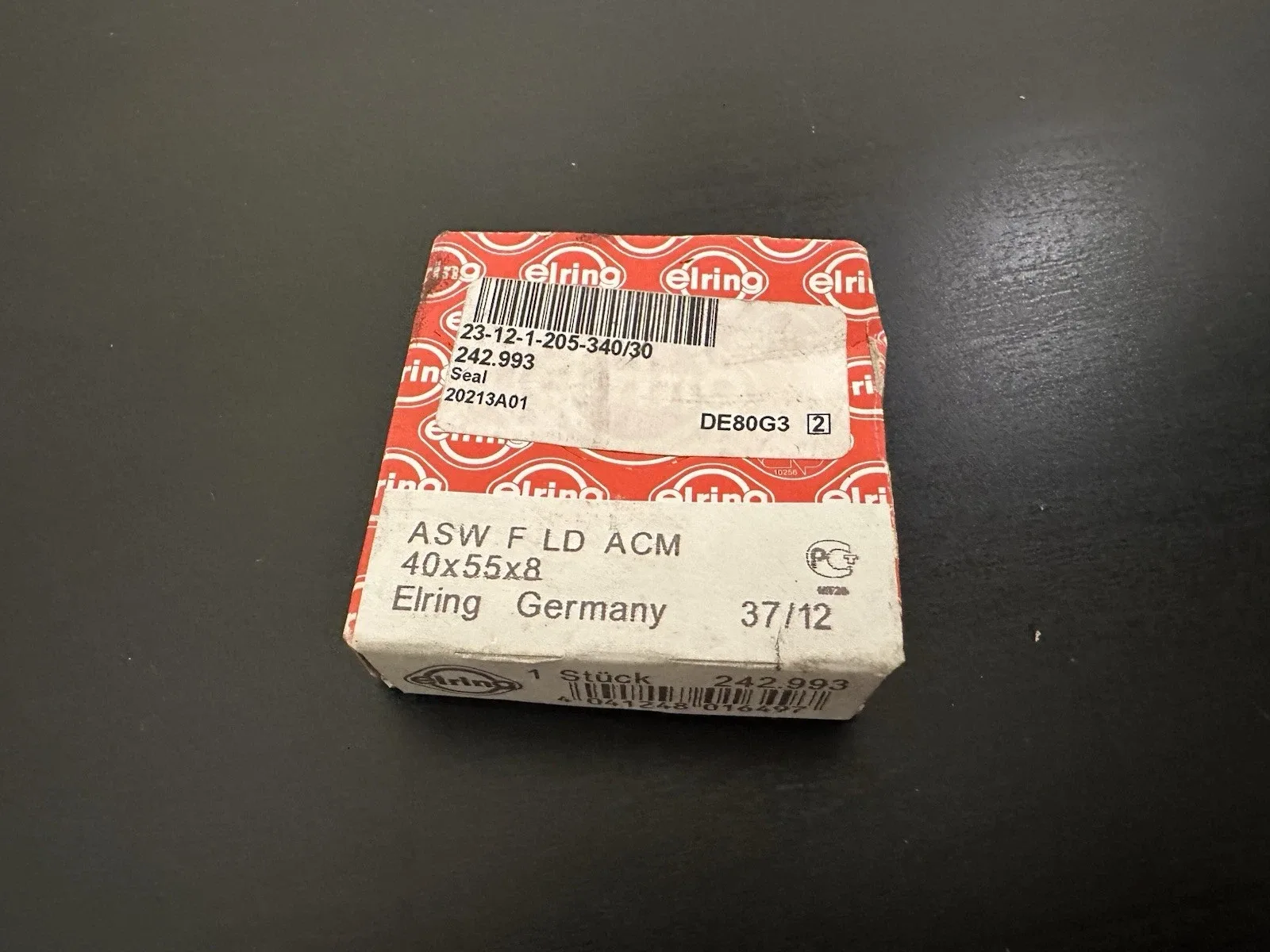 New Elring BMW Output Shaft Ring Seal 242.933 23128742716