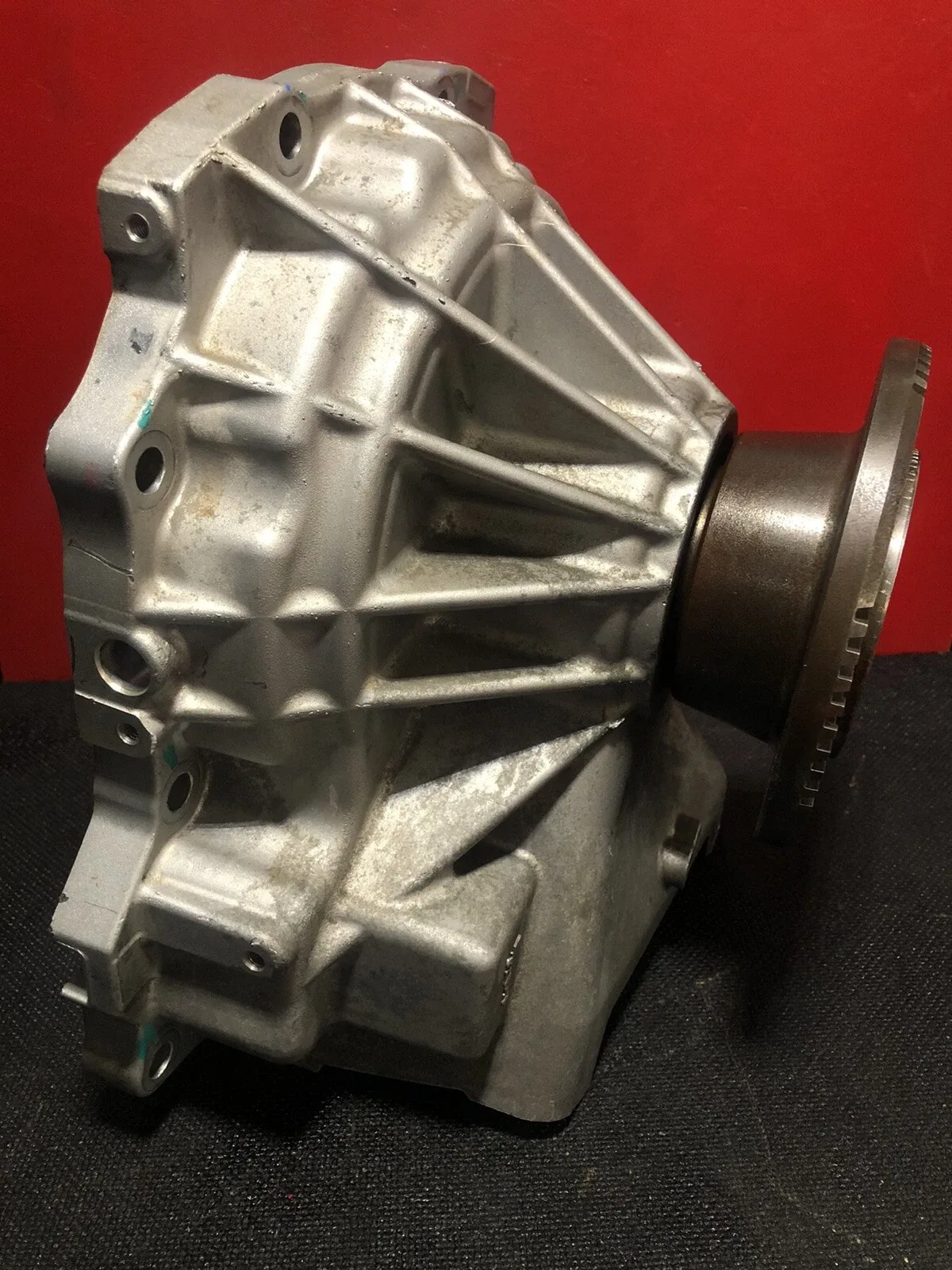 2013-UP DODGE AS69RC TRANSMISSION EXTENSION HOUSING W/OUTPUT SHAFT & FLANGE 2WD image 3