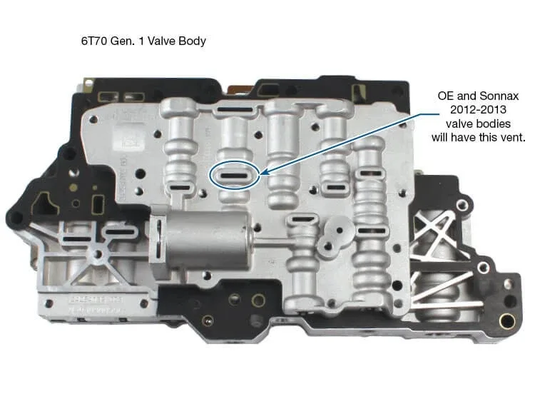 Sonnax 6T70(Gen. 1),6T75 (Gen. 1) Remanufactured Valve Body, Part No. GM6T70-1L image 3