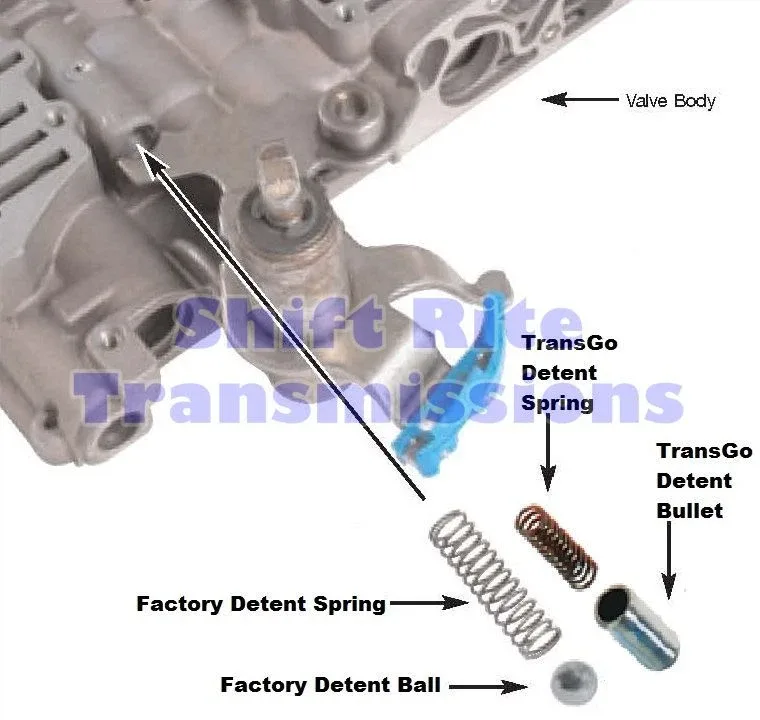 Valve Body Detent Spring & Ball Kit Shift Rite for 42RE A618 46RE/46RH 47RE/47RH 48RE image 2
