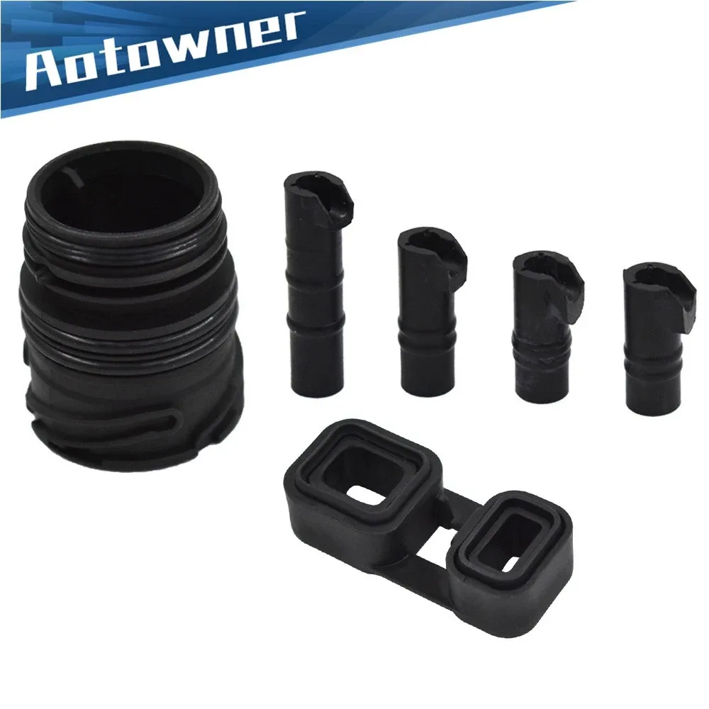 For BMW 6HP19/6HP21 Set of 6 Valve Body to case Sleeve Seal kit Mechatronic Kit image 2
