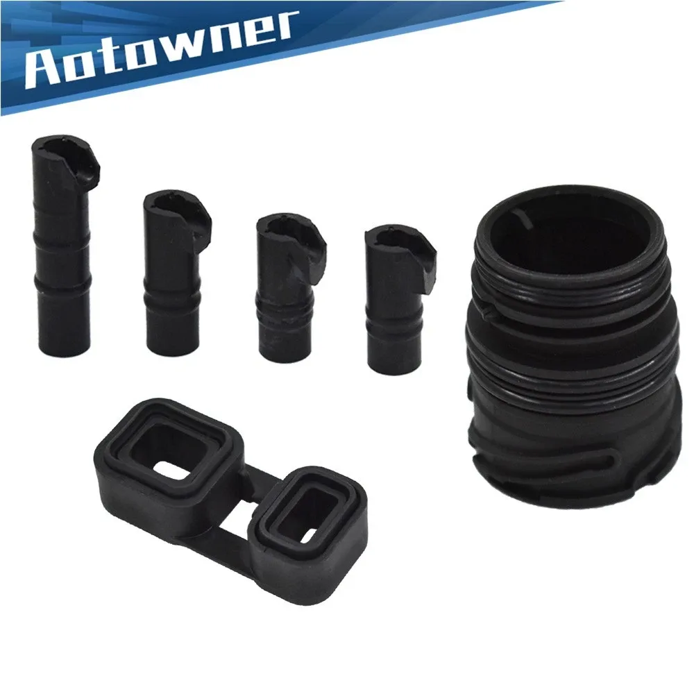 For BMW 6HP19/6HP21 Set of 6 Valve Body to case Sleeve Seal kit Mechatronic Kit