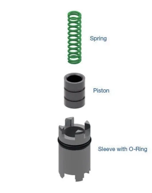 Sonnax 12474076k Actuator Feed Accumulator Piston Kit for 6T70 Gen2