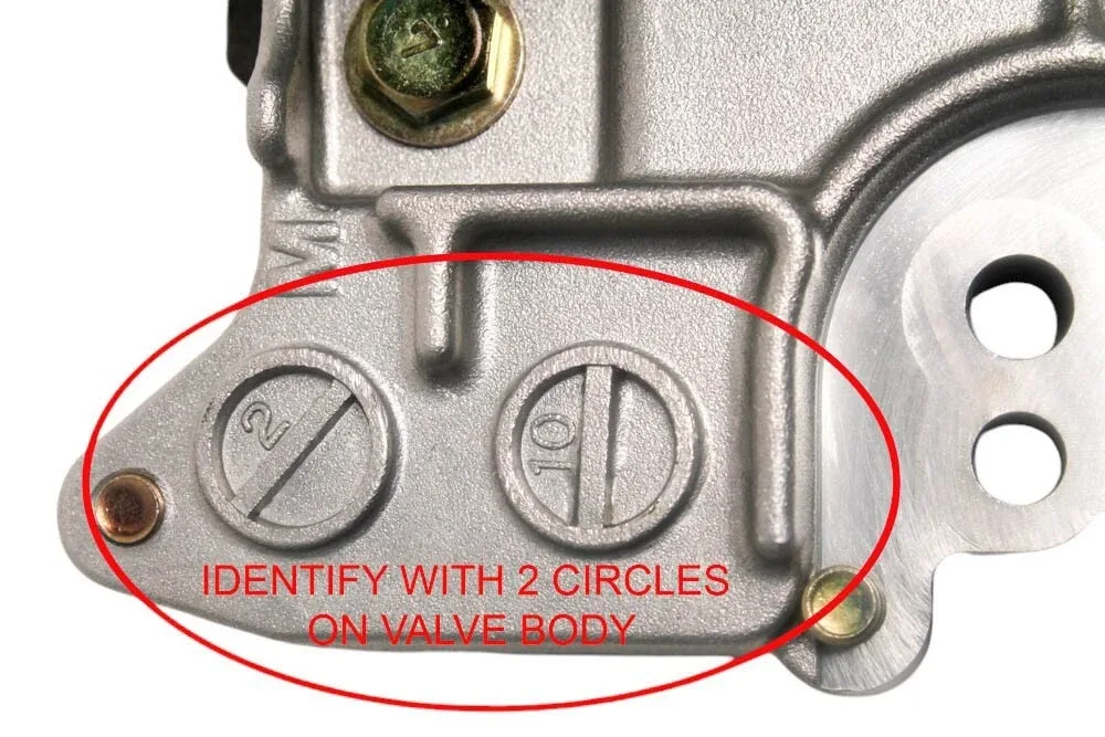 173740BAA - RE5R05A, VALVE BODY, 2ND DESIGN TCM, 1 BORE, 2 CIRCLES, CAST: MCA image 2