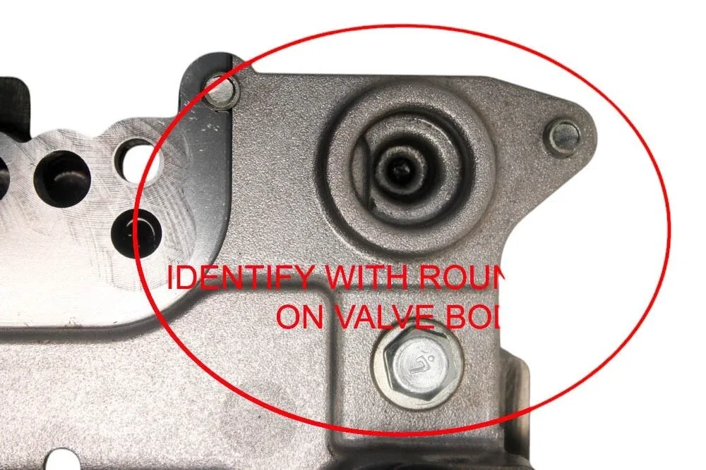 173740BBC - RE5R05A, VALVE BODY, 2ND DES, 2 BORE, W/HOLE FOR SOLENOID, CAST: IK image 3