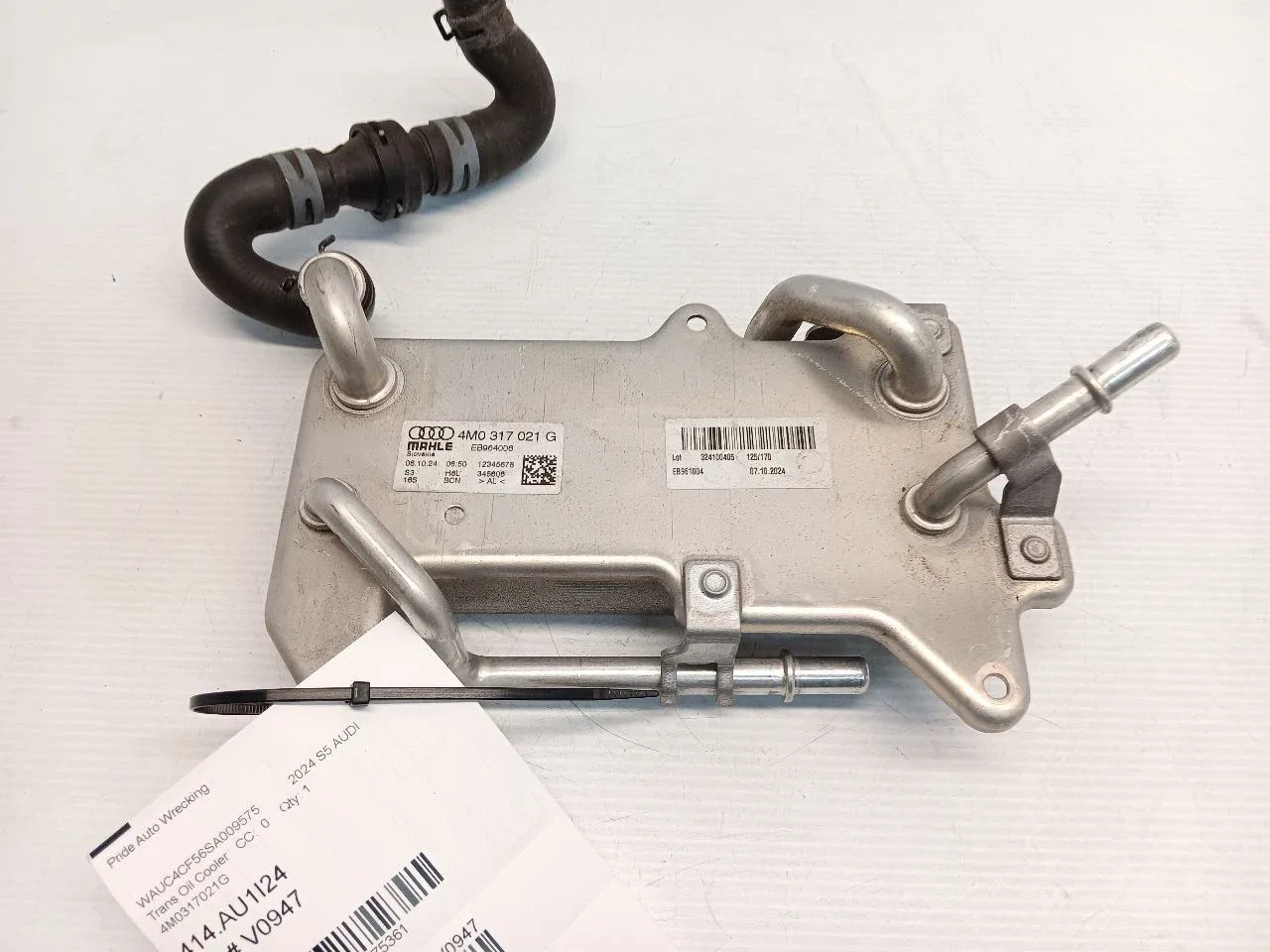 2017-2024 Audi RS5 S5 S4 Q8 Q7 Automatic Transmission Oil Cooler 4M0317021G image 4