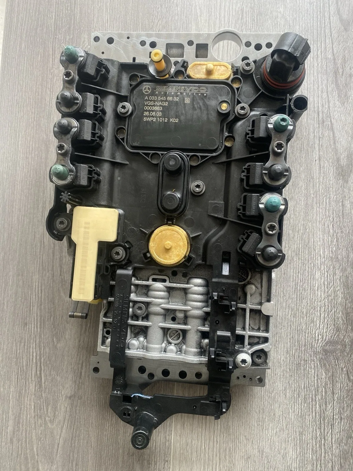Mercedes TCU TCM 722.9 Transmission Valve Body Conductor Plate 0334460310