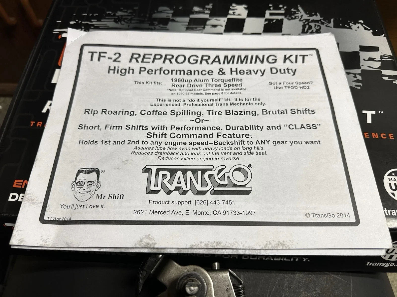 TF8 TF6 A904 A727 VALVE BODY LOCKUP #4130495 & 4058179 W/REPROGRAMMING KIT TF-2 image 3