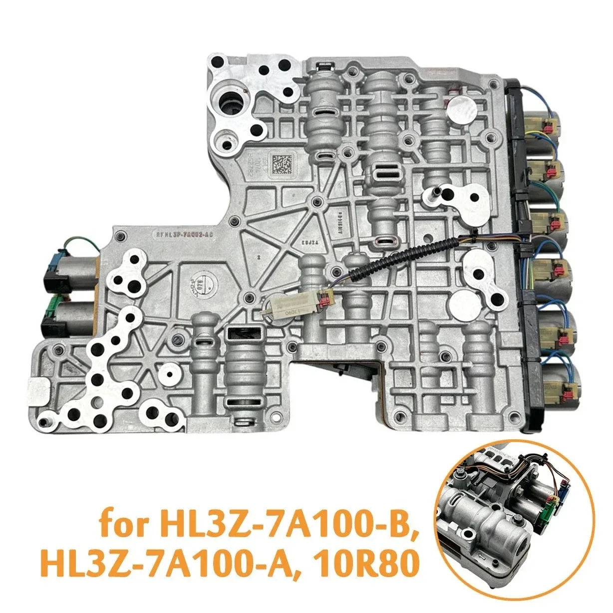 164740B - 10R60 10R80 10R90, VALVE BODY, GEN 1, STEEL PLATE, 8 SOL, 2017-2019