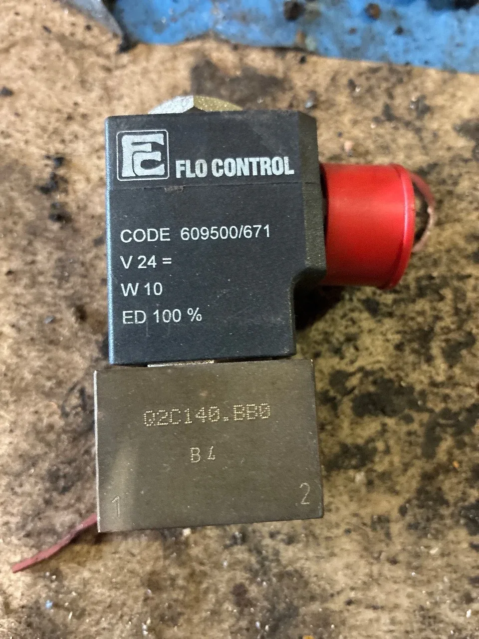 Flo Control 609500/671 24VDC Solenoid Valve — Brass Body 02C140.BB0