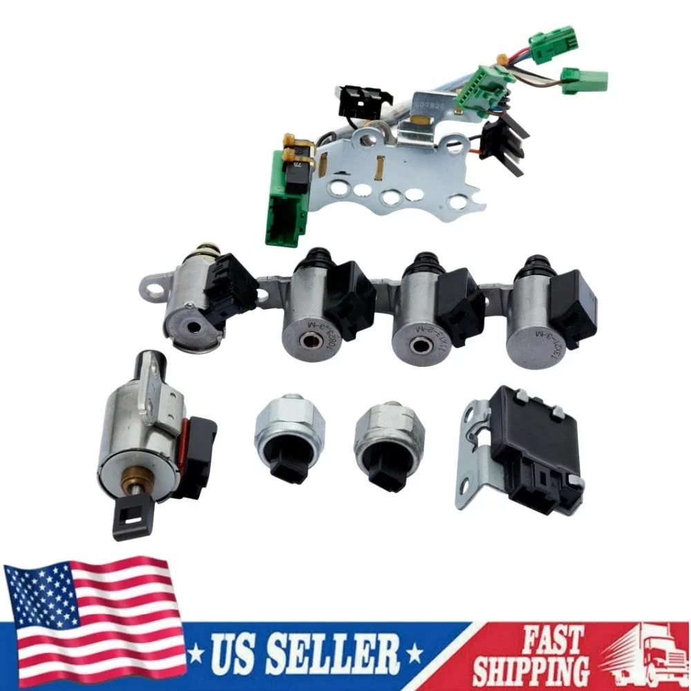 9PCS CVT Transmission Valve Body Solenoids Kit For Nissan Altima Rogue Sentra
