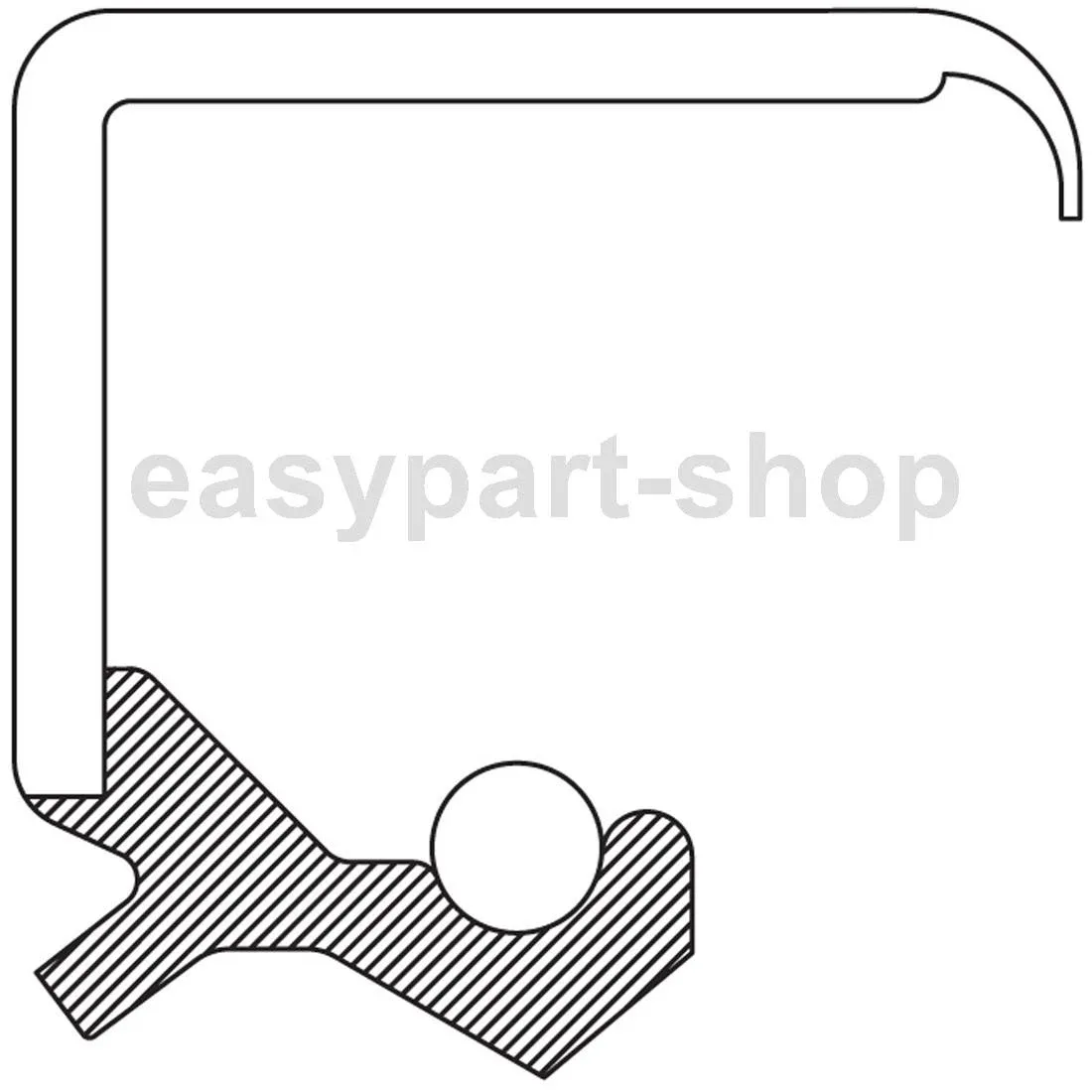1984-2000 Toyota 4Runner Manual Transmission Output Shaft Seal - National EASYPART251106041257 image 3