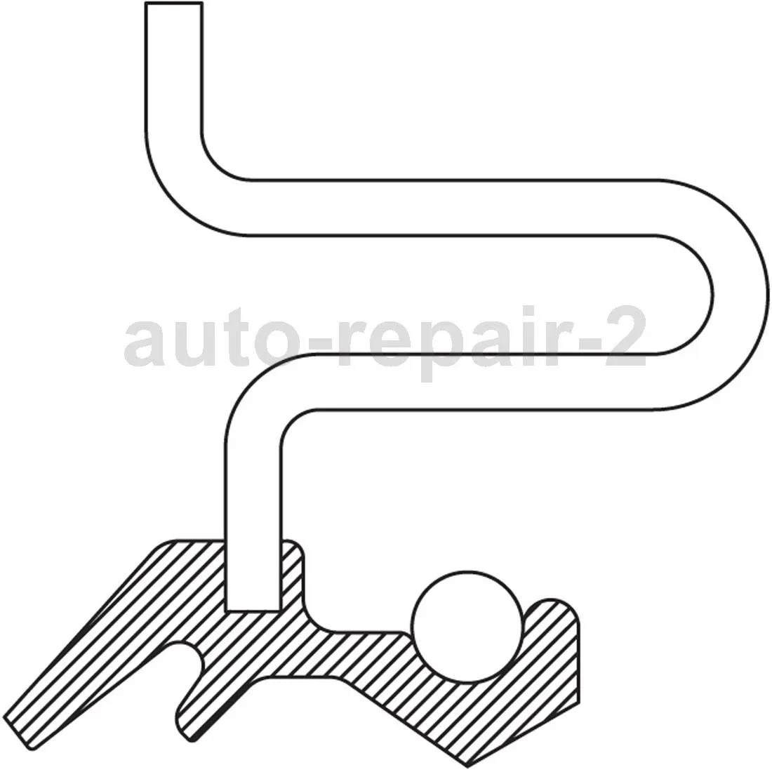 Automatic Transmission Output Shaft Seal for 2005-2006 Nissan Altima National image 4