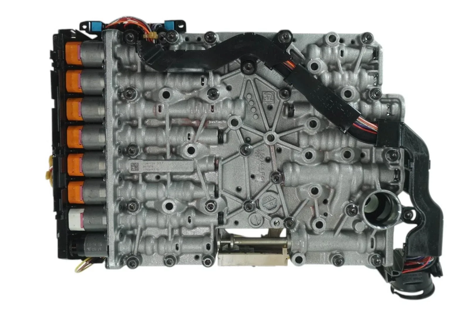 319740BA - ZF8HP55, VALVE BODY, M-SHIFT, 1 BLACK-1 WHITE-6 ORANGE SOLENOID A071 image 4