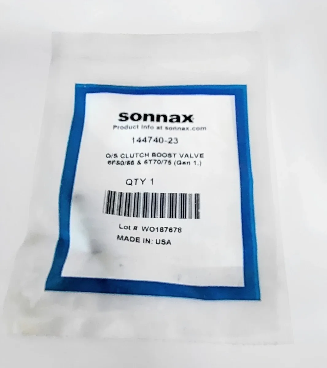 Sonnax 144740-23 Oversized Clutch Boost Latch Valve 6F50 6F55 6T70 6T75  Gen 1 image 2