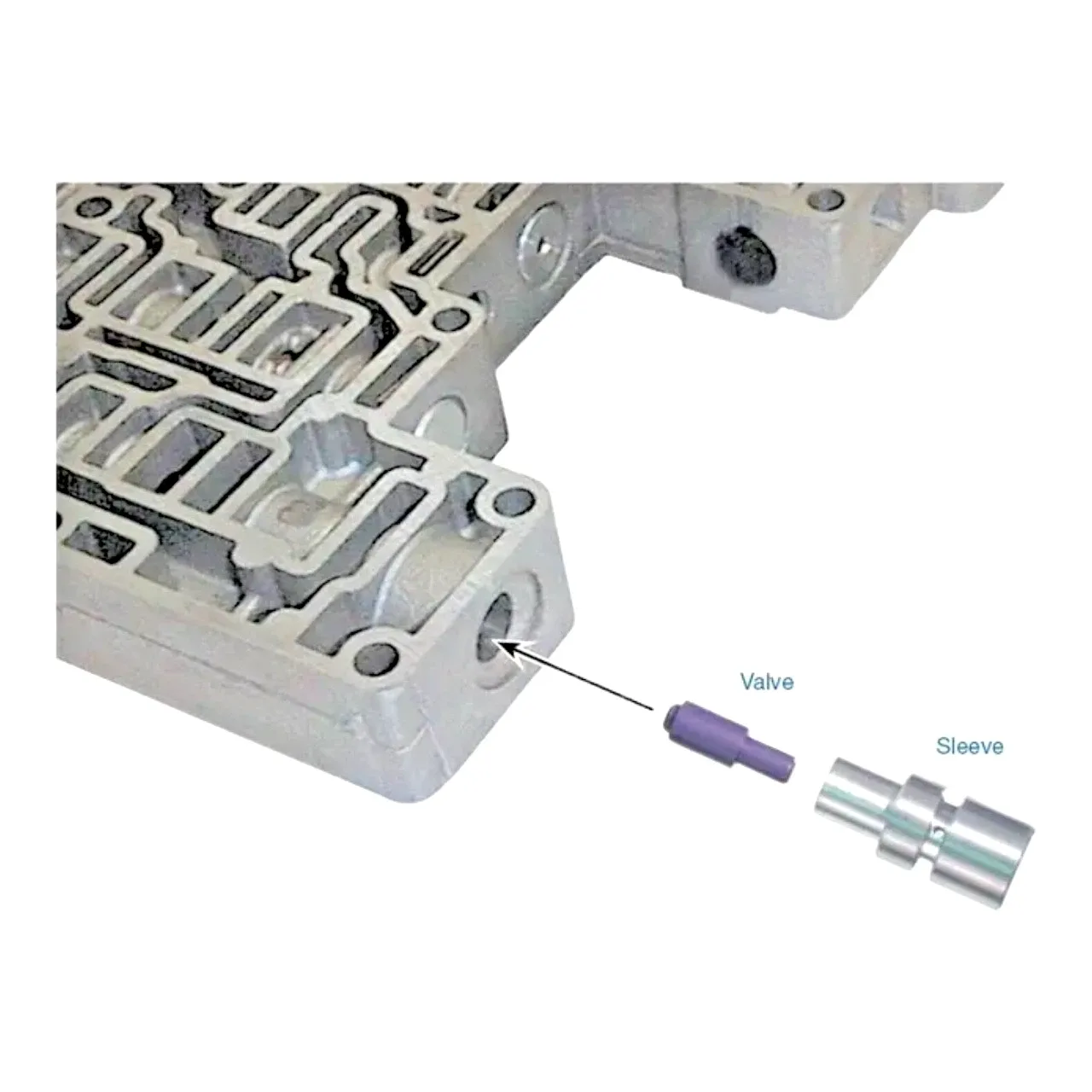 AODE-BOOST for AODE 4R70W /E 4R75W /E Reverse Boost Valve & Bushing TransGo 91+