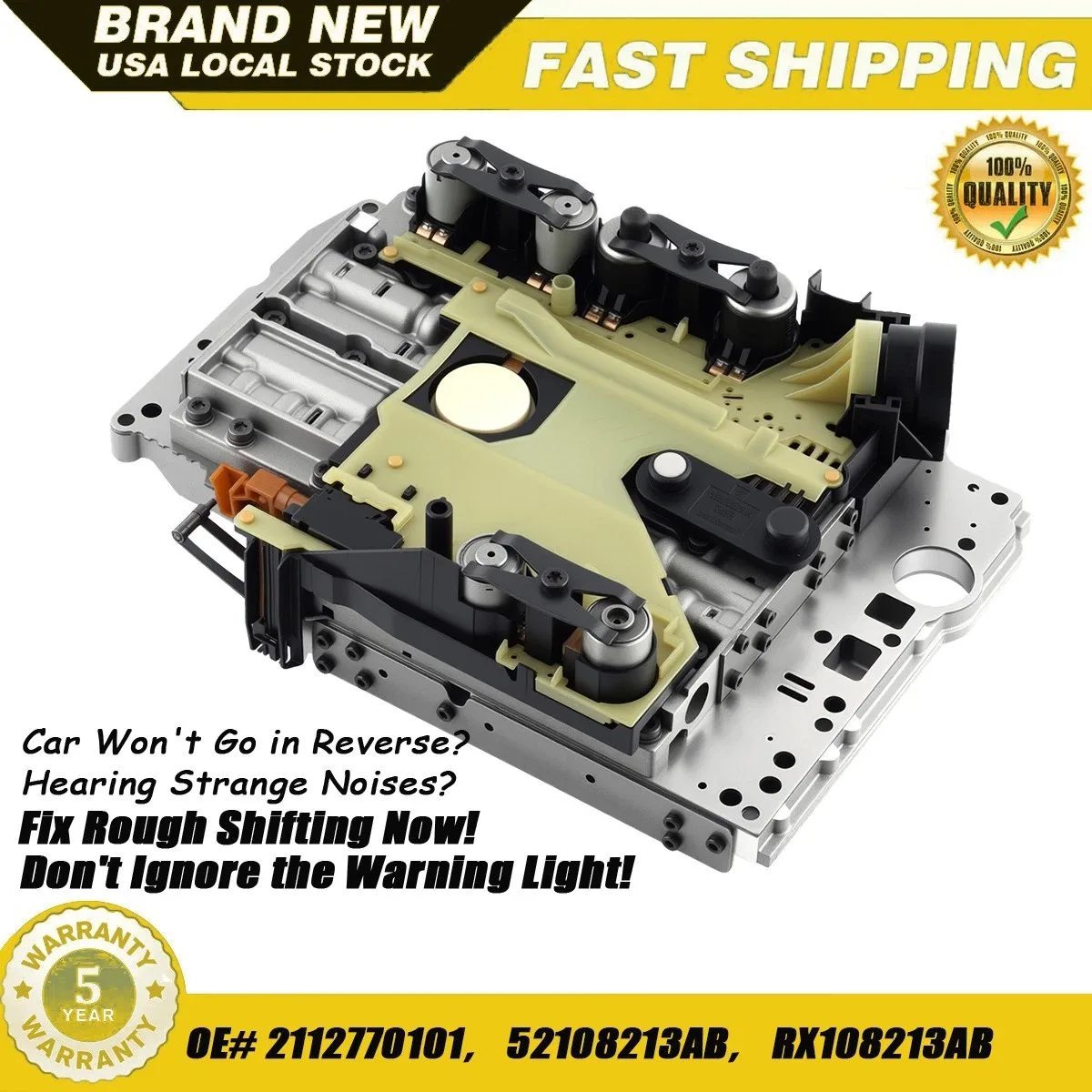 APS 722.6 Transmission Valve Body w/ Conductor Plate for Jeep Grand Cherokee – MPN 2112770101