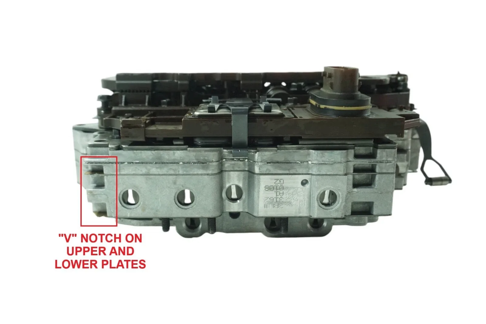 25740CK - 6T70 6T75 6T80, VALVE BODY & TEHCM, GEN 2, "V" NOTCH, NO CONTOURS image 3