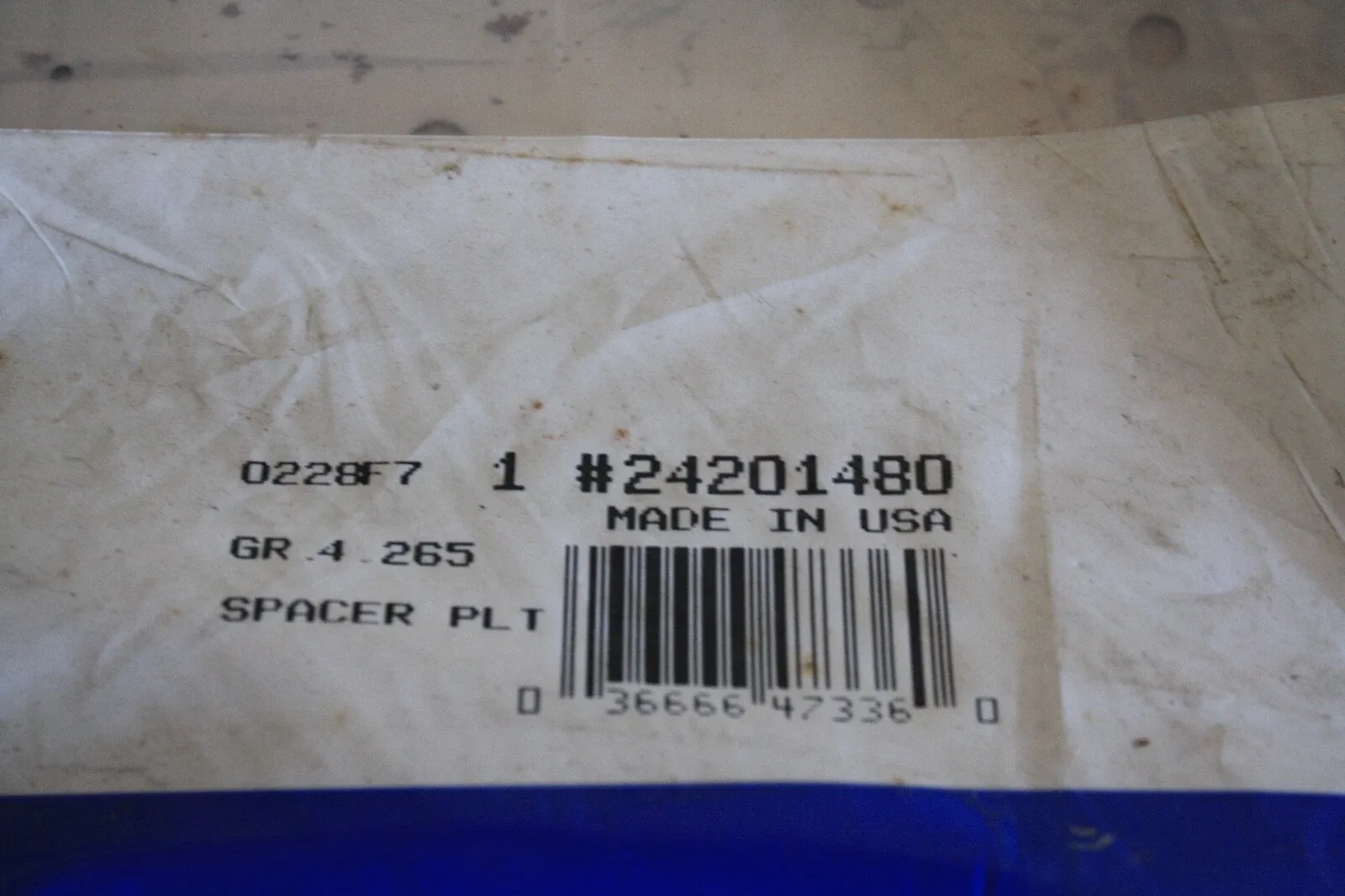 GM 24201480  CONTROL VALVE BODY SPACER PLATE 1994  GMC/CHEV TRUCK  6.5L image 2