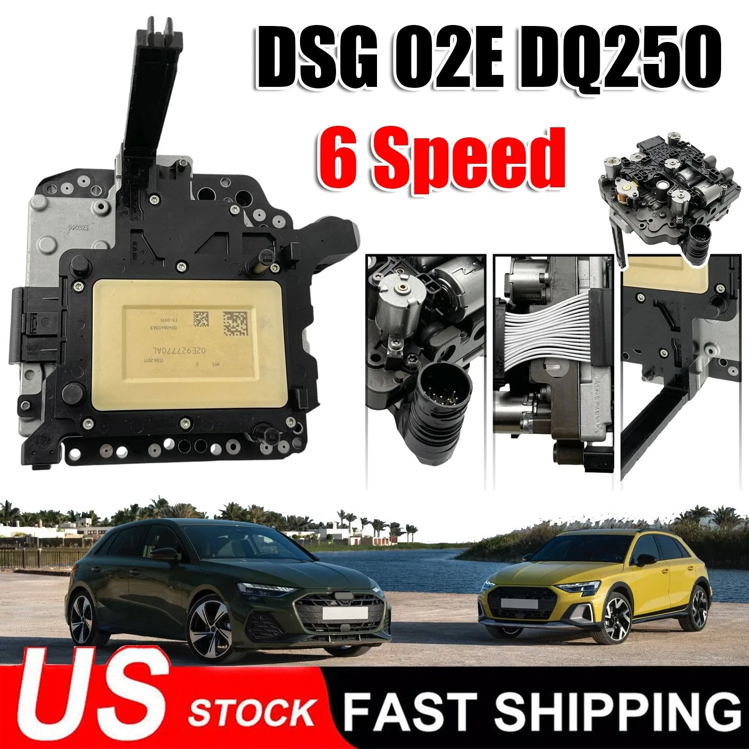 Mechatronic Valve Body & Control Unit DSG 6-Speed DQ250 (02E) — 02E927770AD