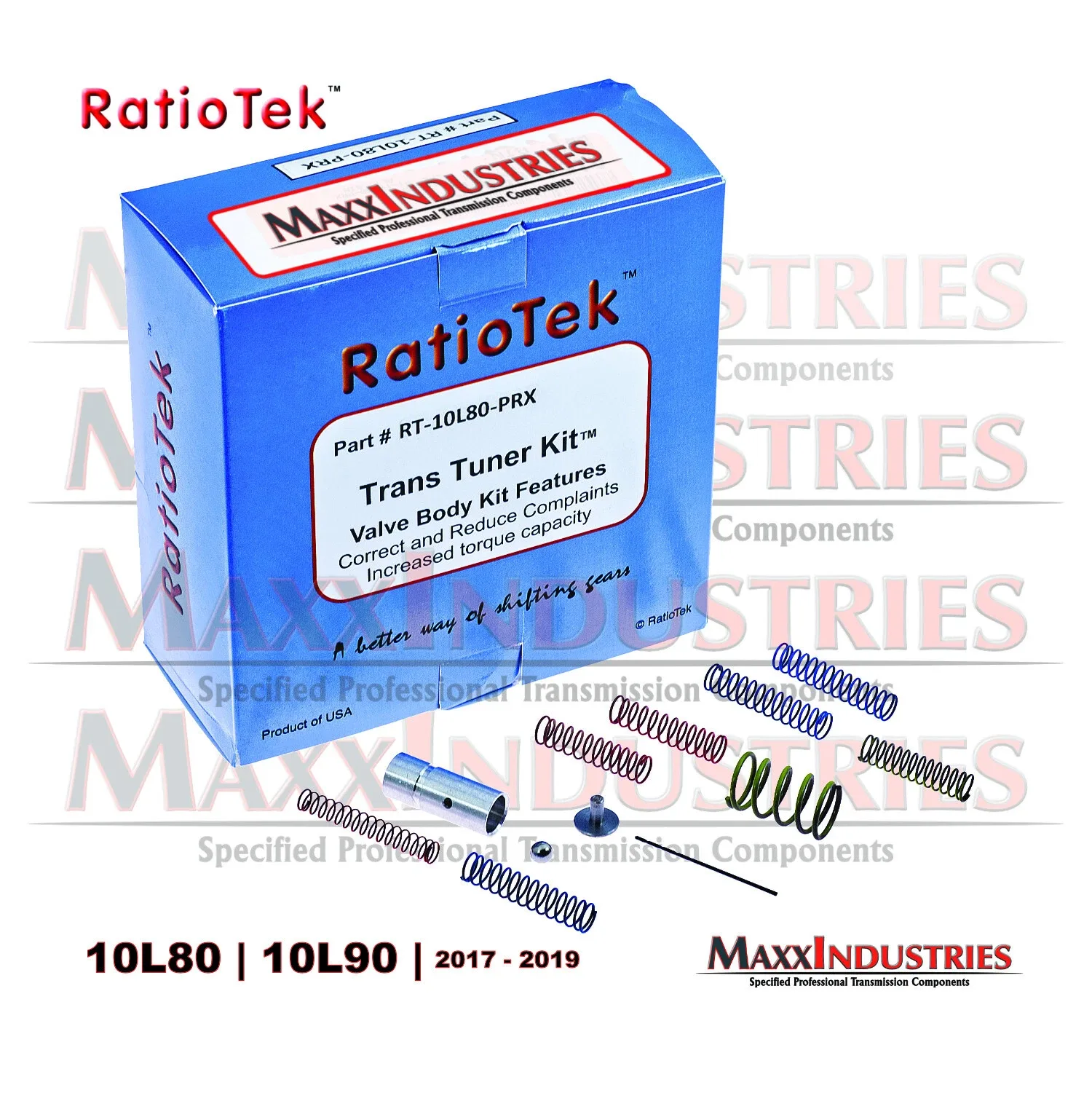 10L80 10L90 Transmission Valve Body Shift Improver Kit RatioTek RT-10L80-PRX image 2