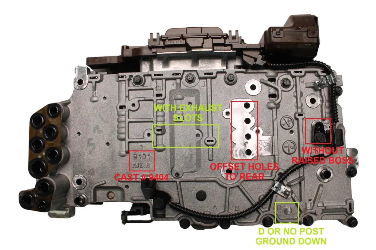 2007-2010 6L90 Valve Body & TEHCM MPN 45740DAK image 2