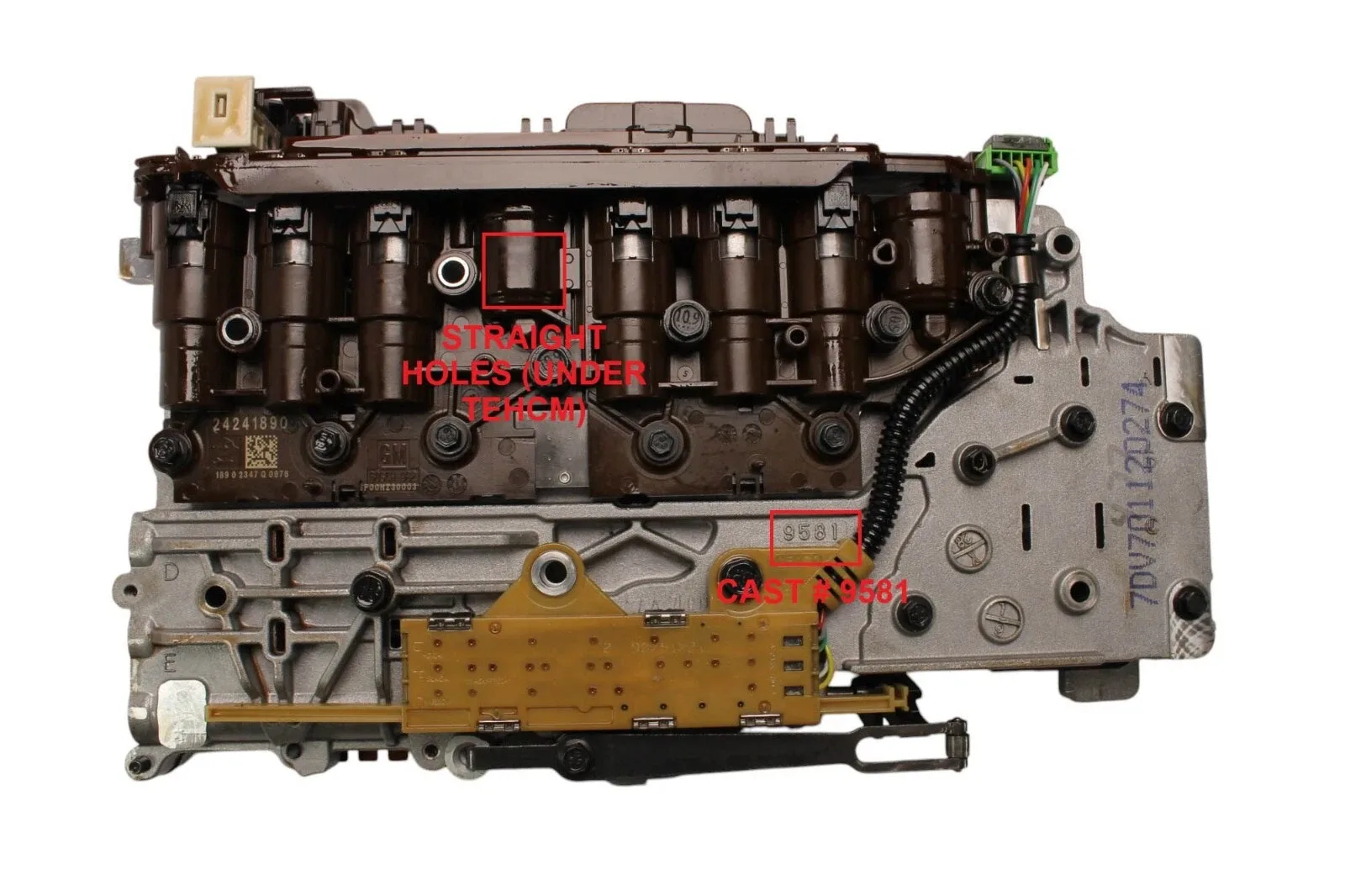 2007-2010 6L90 Valve Body & TEHCM MPN 45740DAK image 3