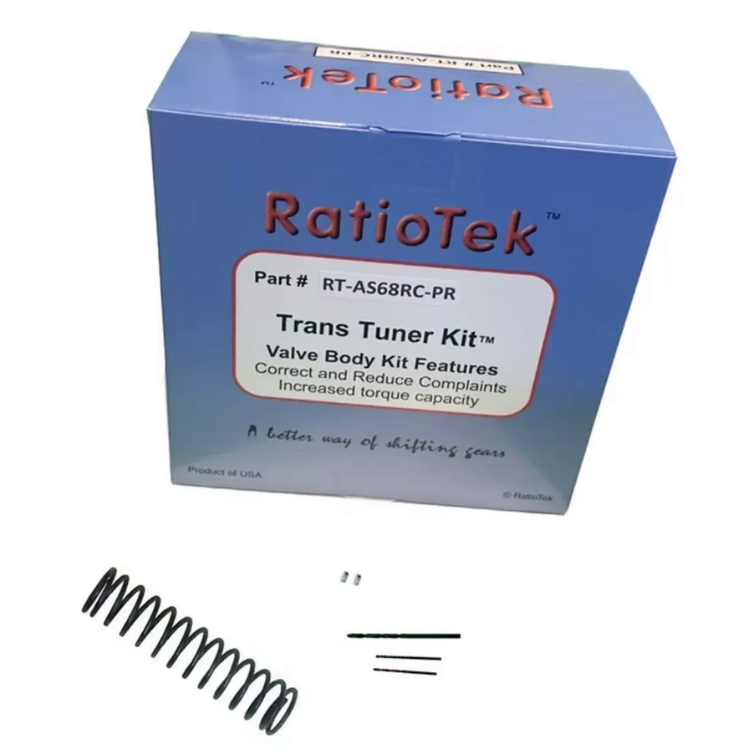 2007-2012 AS68RC Valve Body Kit RT-AS68RC-PR RatioTek Trans Tuner