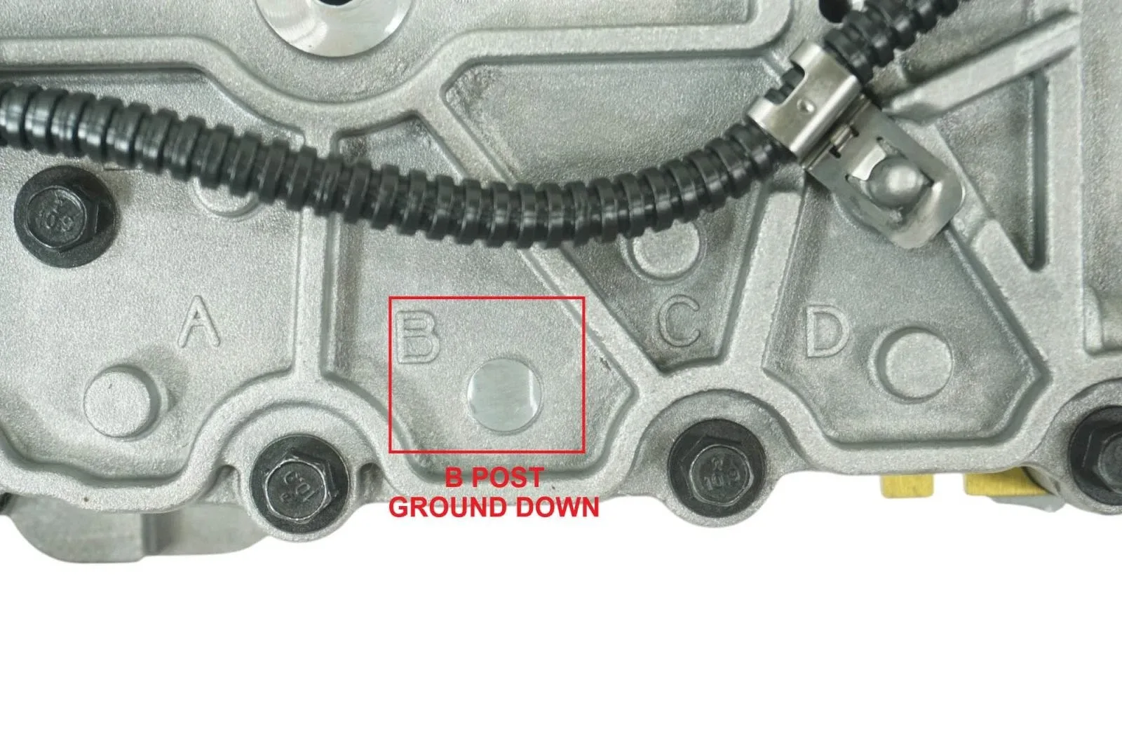 45740B - 6L45, VALVE BODY & TEHCM, "B" POST, NO EXHAUST SLOTS, 2007-2010 image 3