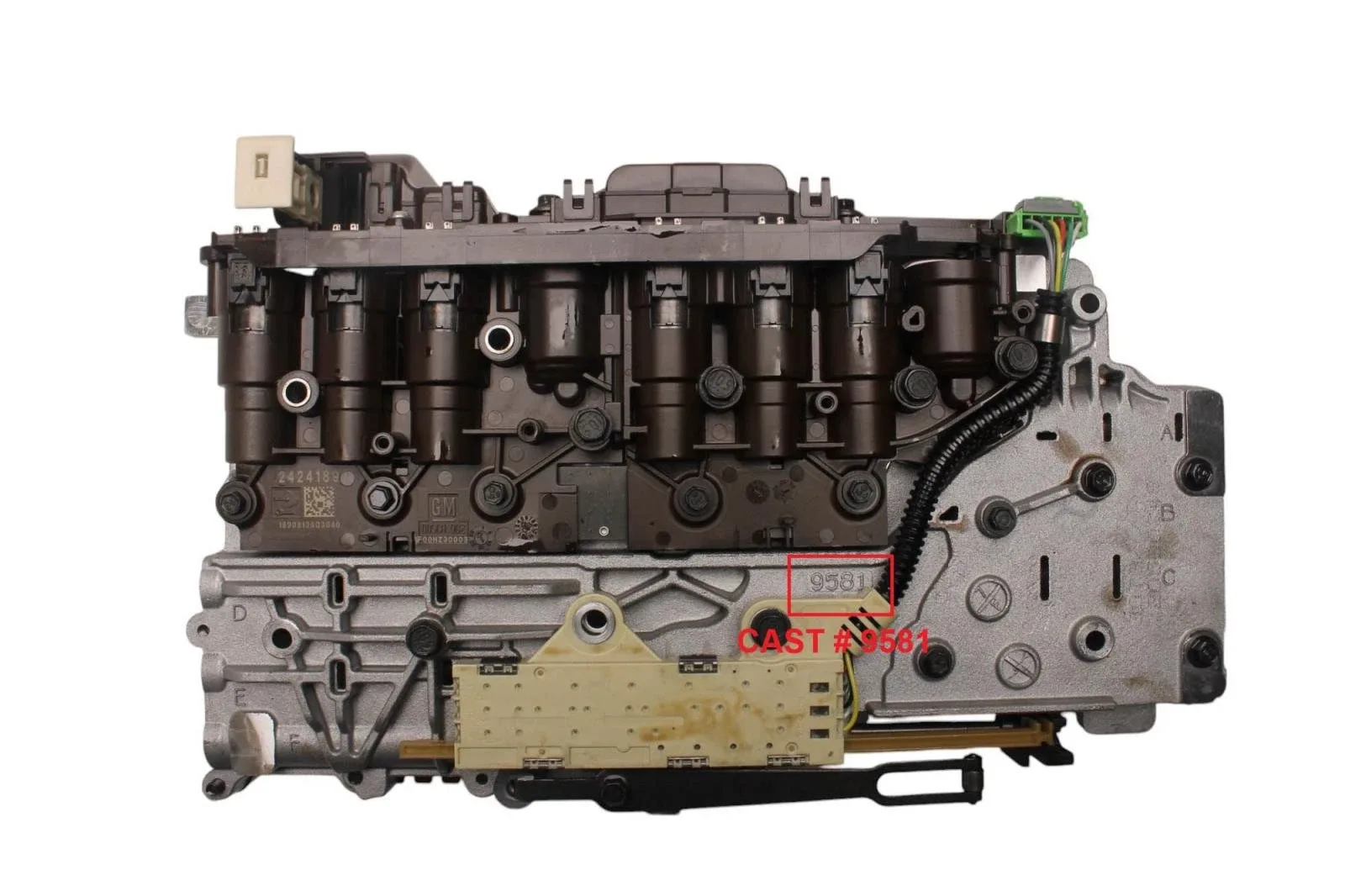 45740BB - 6L45 6L50, VALVE BODY & TEHCM, NO POST, WITH EXHAUST SLOTS, 2007-2010 image 3