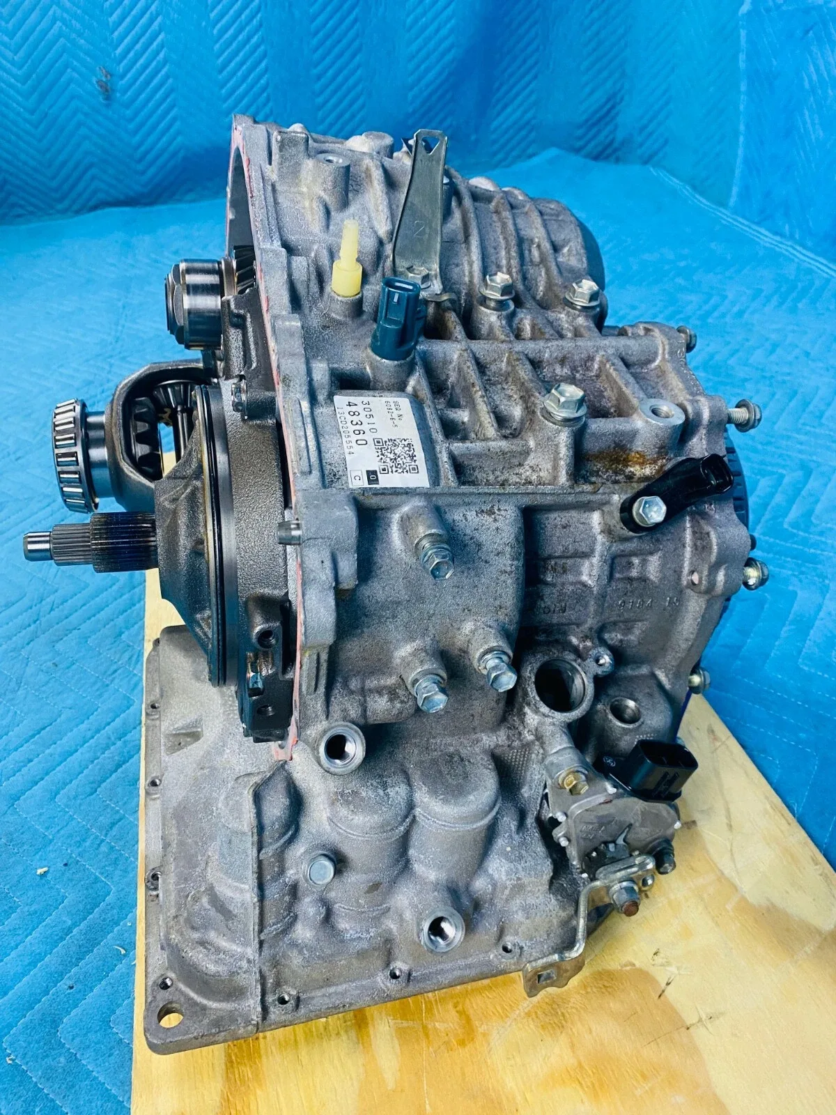 Toyota Highlander 3.5L A. Transmission 51k 08-13 Less Valve Body, Bell Housing image 3